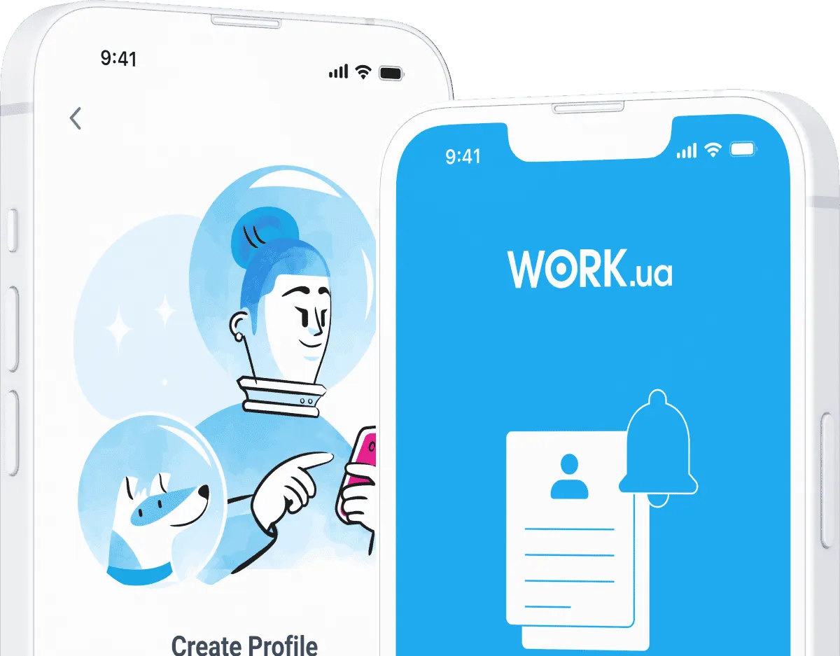 Work.ua mobile app design — case study preview